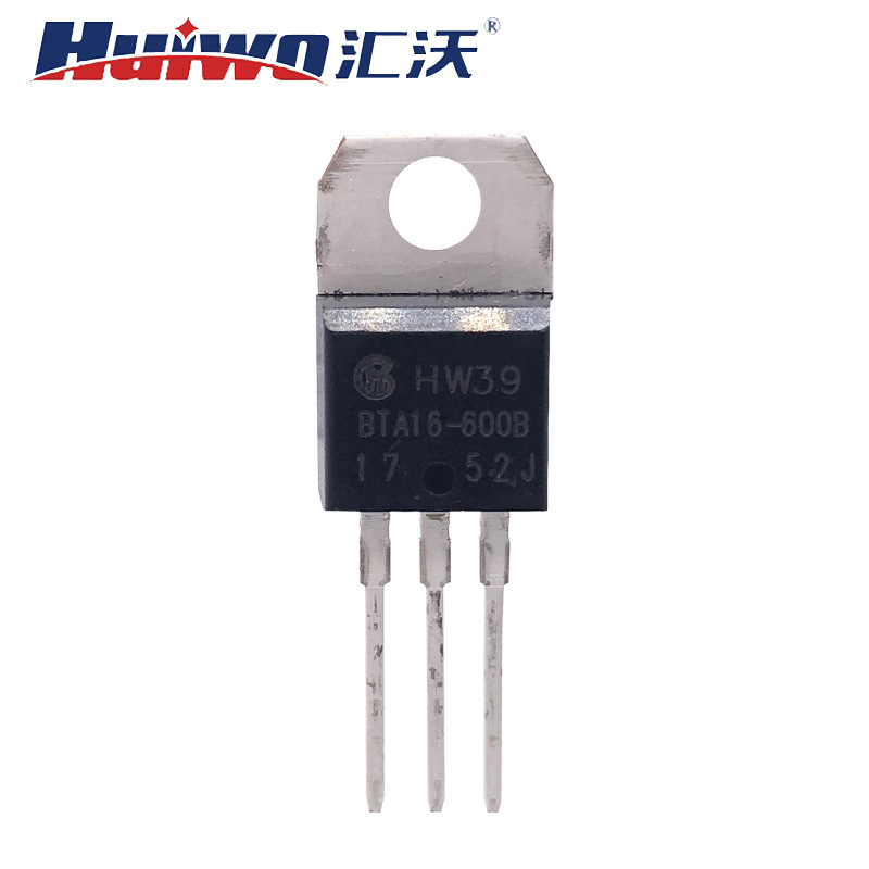 供应汇沃原装BTA16-600B BTA16800B 16A800VTO-220绝缘双向可控硅