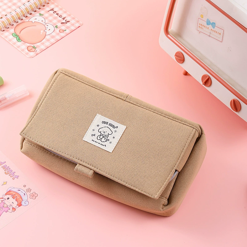 Capacious high quality pencil case for students, new collection, for secondary school