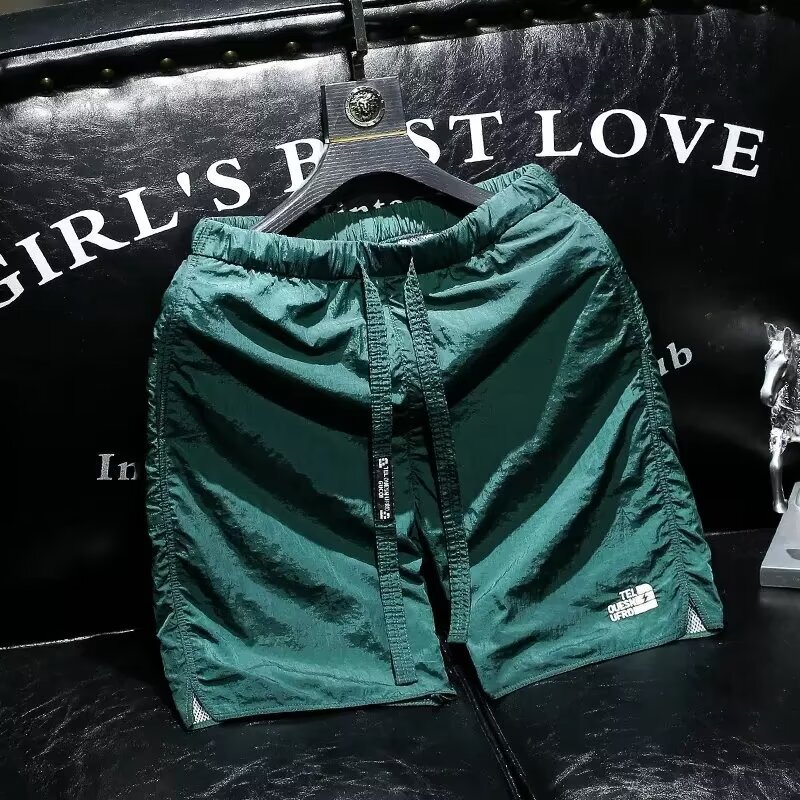 Summer Thin Men's Casual Shorts Lightweight Breathable Quick-drying Trendy All-match Pants Loose 2024 Lightweight Travel
