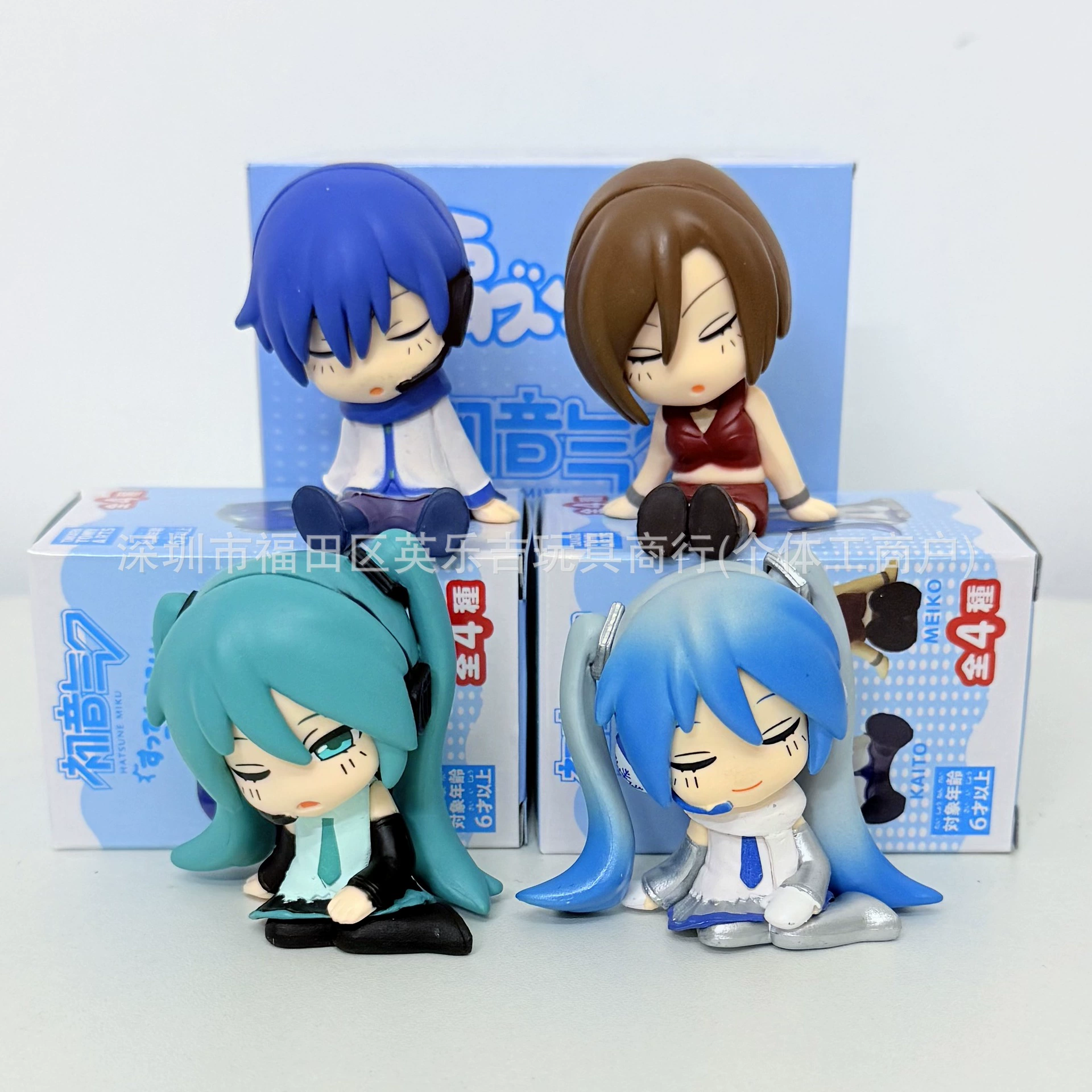 Модная игрушка Hatsune Miku Старший брат Юки Hatsune Спит на плече 02 Фигура 4 Коробочные украшения