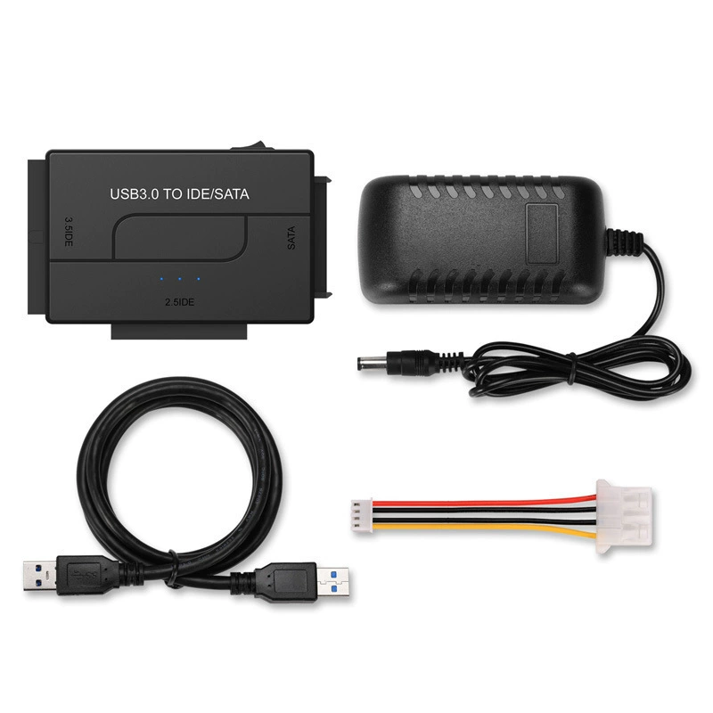 Трёхиспользовательный USB3.0 ротор IDE/SATA конвертер Easy Drives для 2.5-дюймовых/3.5-дюймовых жестких дисков/оптических приводов