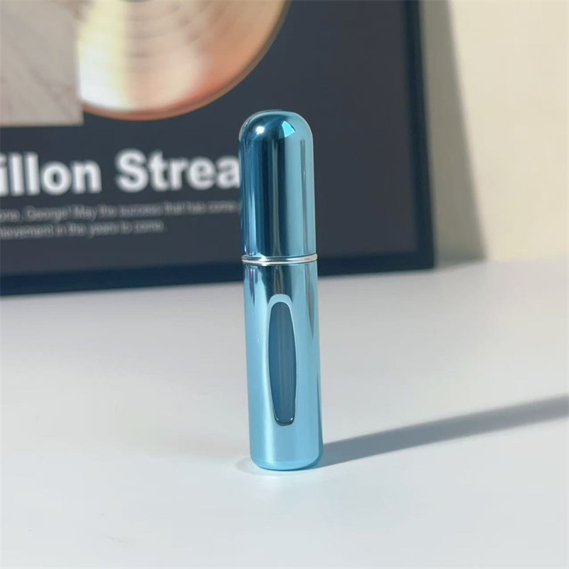 香水調剤ボトル 5 ミリリットル底直接充填セルフポンプポータブルプレススプレースプレーボトル空ボトルサンプル調剤装置|undefined