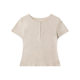 Nariele 2025 Summer Two Reinforced Spice Girls New Short Slim Fit Slimming Top Niche T-shirt Round Neck