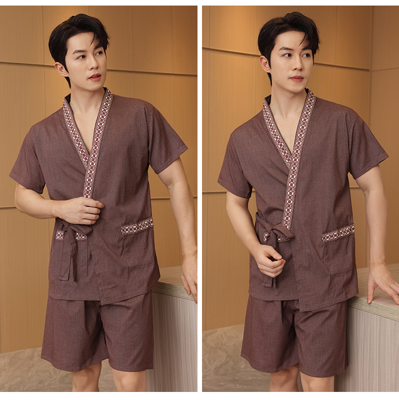 남성용 브라운 모시