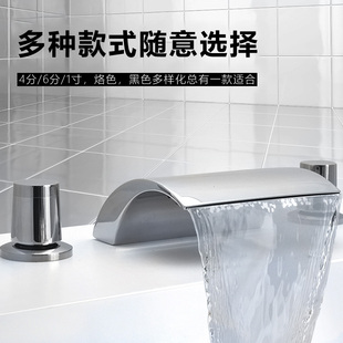 Large Flow Hot Spring Pool Faucet Bathtub Waterfall Faucet Fish Pond Concealed Bathtub Swimming Pool Faucet