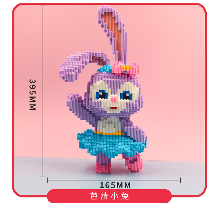 CLS Trendy Le Sen pequeños gránulos ensamblados bloques de construcción Linabel rompecabezas juguetes para niños regalos para niños y niñas