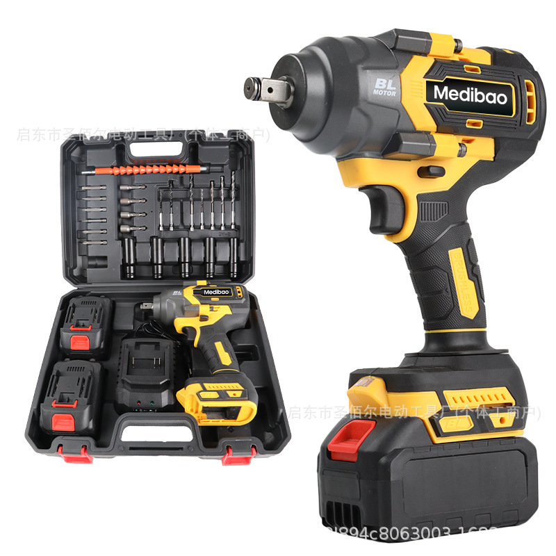 无刷锂电扳手21v 充电式冲击扳手电动套筒扳手