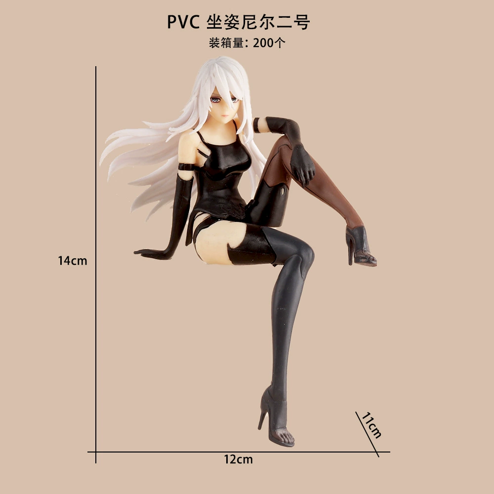 Фигурка Neil 9S YoRHa No.2, 18 см, аниме-оформление для полки — сидячие и стоячие позы