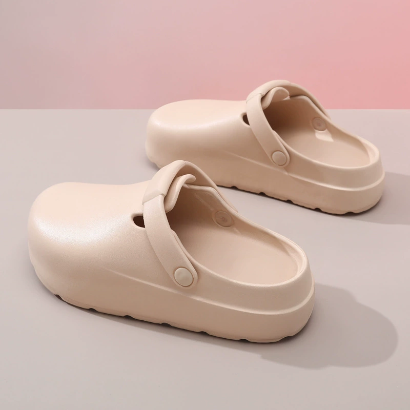 Женские летние уличные сандалии на платформе на толстой подошве, высококачественные нескользящие дышащие туфли Birkenstock из ЭВА.