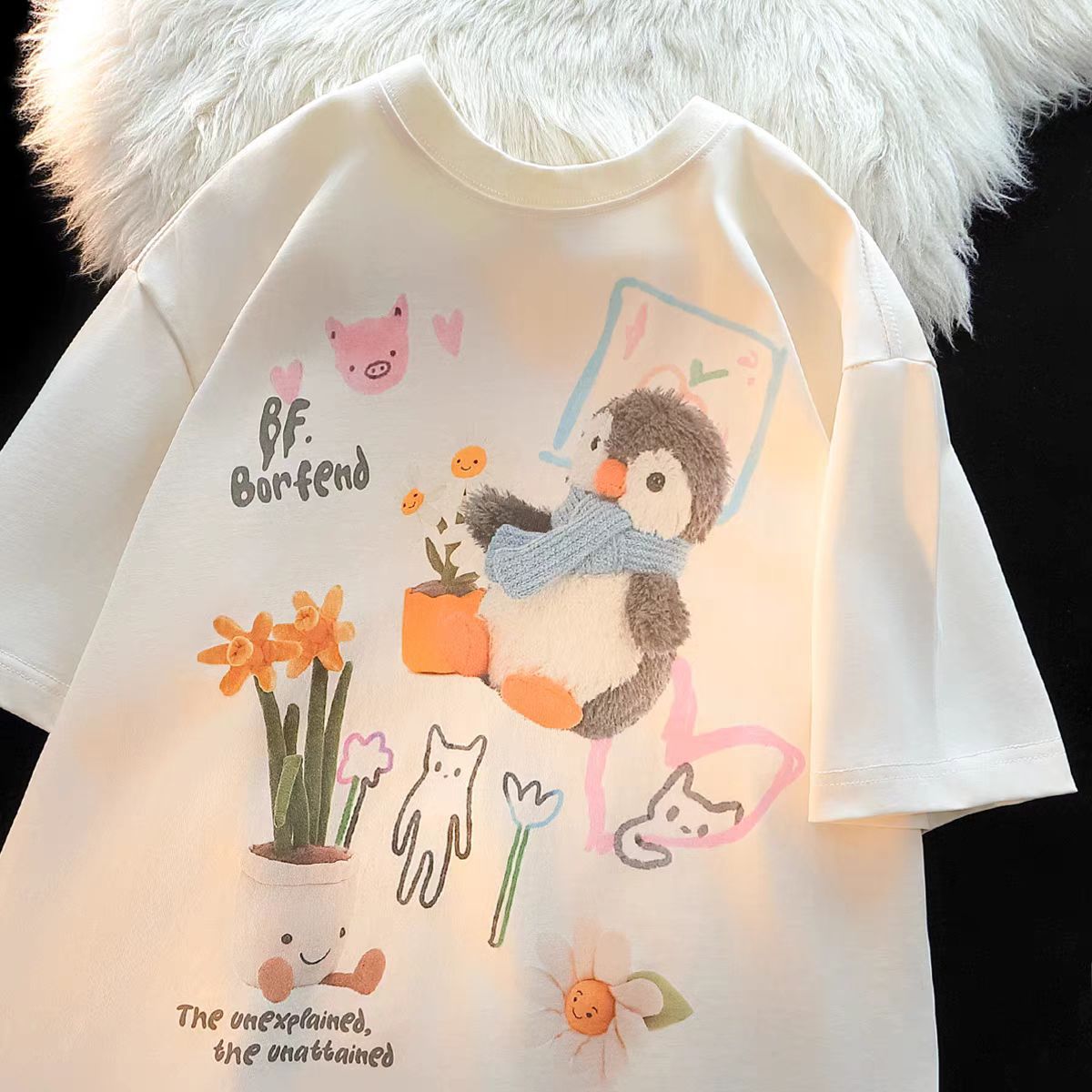 Camiseta vintage manga corta