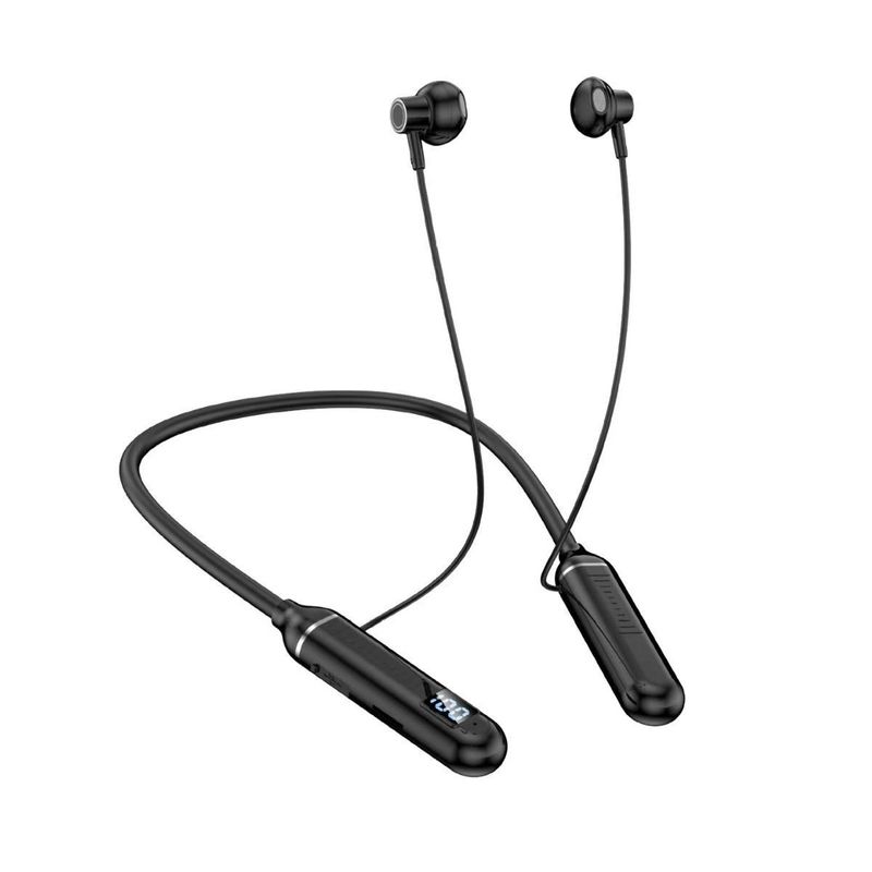 スポーツに適した首掛けワイヤレス Bluetooth ヘッドセット、立体ノイズリダクション、デジタル ディスプレイ、超長時間スタンバイ、クロスボーダー首掛けヘッドセット|undefined