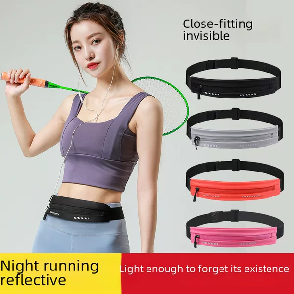Running Mobile Phone Waist Bag Sports Women's Men's Marathon Equipment Invisible Belt Fitness Small Bag Multifunctional Waist Bag