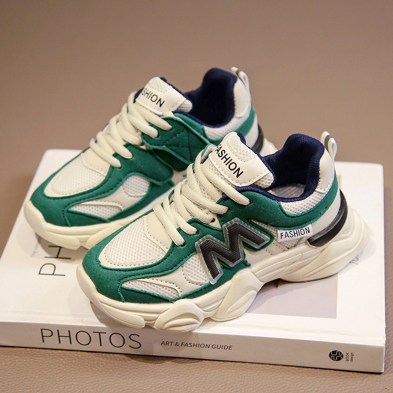 Children's neon thin sneakers for boys