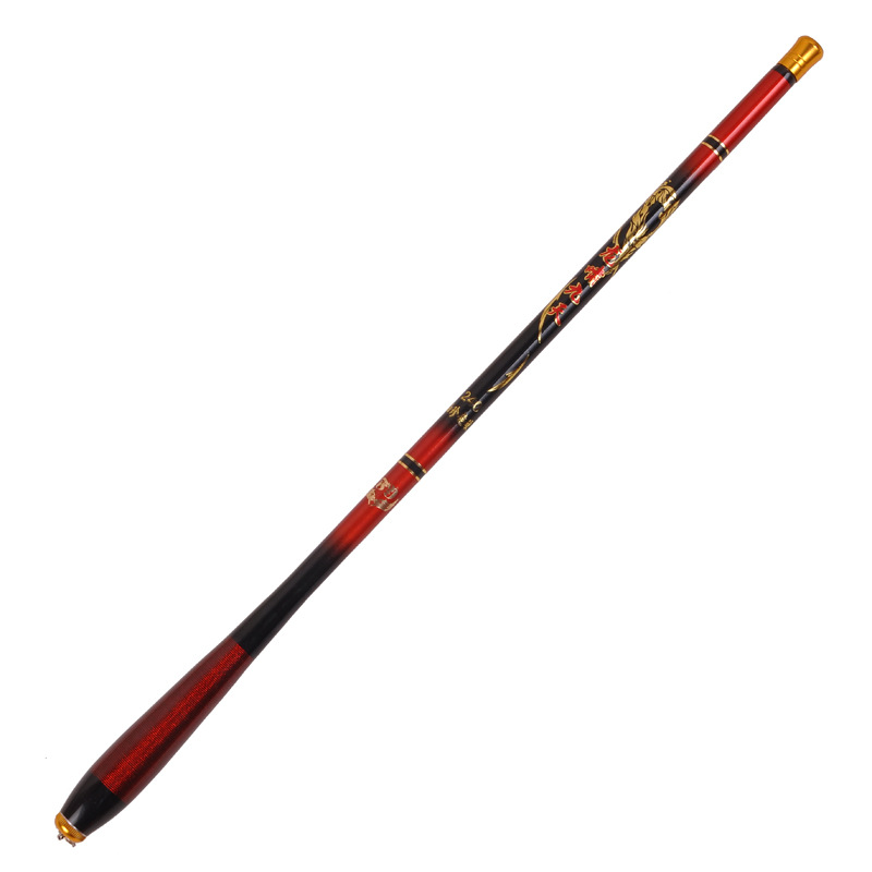 Zhenyi varilla de mano de carbono 43cm caña de pescar uno nueve varilla de corriente ajustable Tabla de sección corta caña de pescar dura