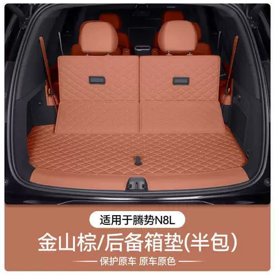 26 models of Denza N8L, Trunk Mat - orange-base-mat-with-backrest-and-threshold-no-label-no-pocket-other