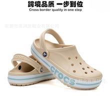 Cross贝雅洞洞鞋男女生情侣款时尚百搭沙滩鞋防滑包头拖鞋205089