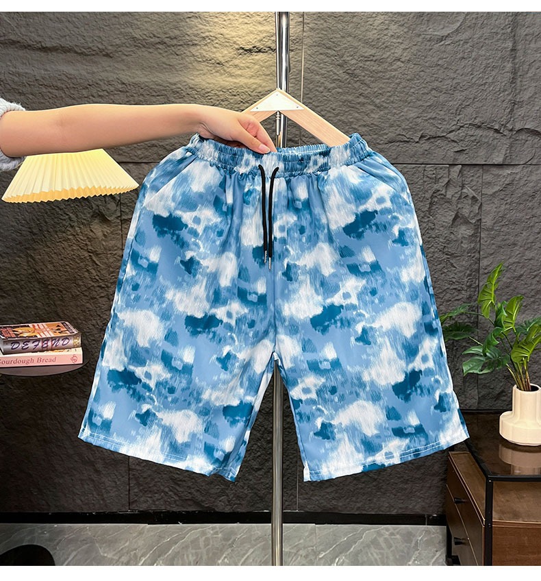 Shorts de plage imprimés pour homme coupe ample séchage rapide_voghion.com