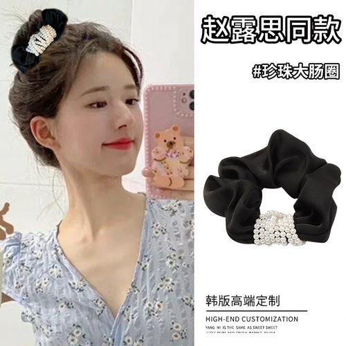 2025 Year Pork Intestine Summer Japanese Style Hair Ties Rubber Bands Women's Hair Tie Simple Hair Accessory