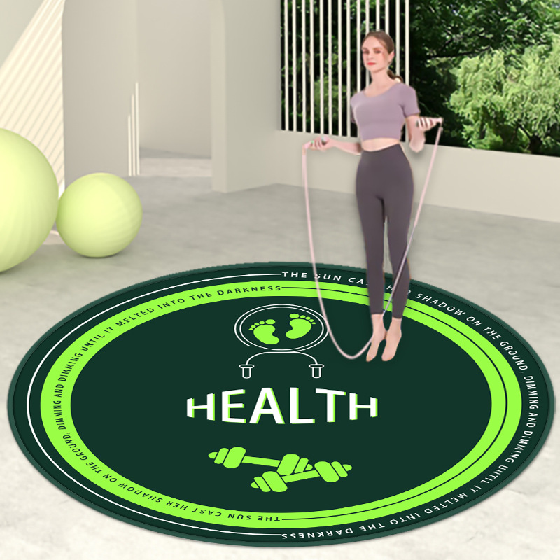 아령 그린을 건너 뛰는 둥근 운동 로프