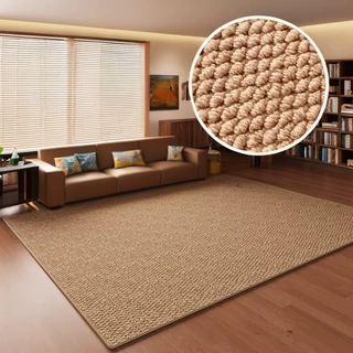 仿剑麻地毯客厅卧室易打理菠萝圈卷材100*120cm-200*300cm全尺寸