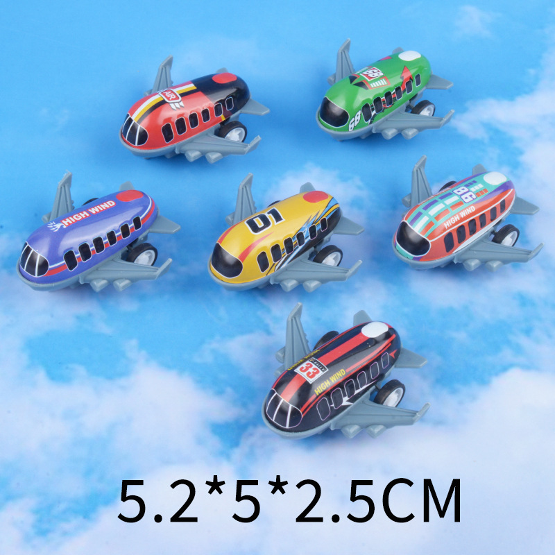 Juguetes para niños retroceso deslizante modelo de simulación de avión de chapa mini avión de pasajeros niños y niñas pequeños regalos al por mayor
