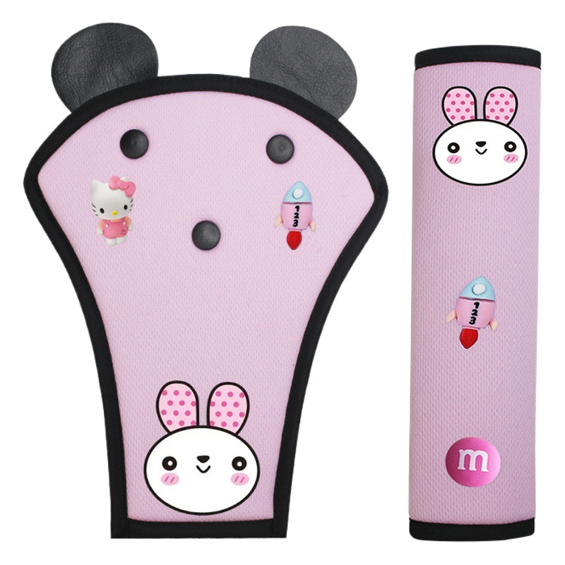 クロスボーダー自動車シートベルト調節固定器首締め防止器腹保護非児童安全シート肩カバー