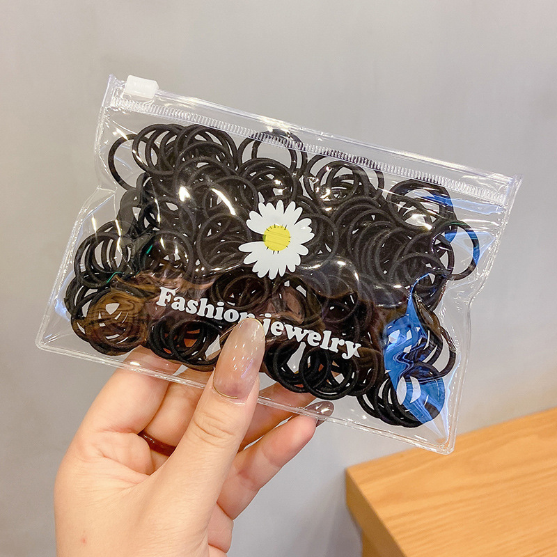 Ligas de cabello elásticas para niñas, colores de caramelo, suaves y resistentes, accesorios infantiles