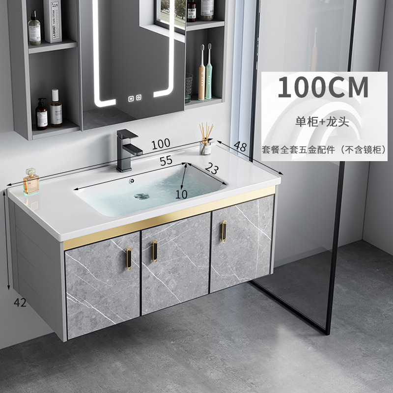 100cm cuenca cerámica + grifo conjunto