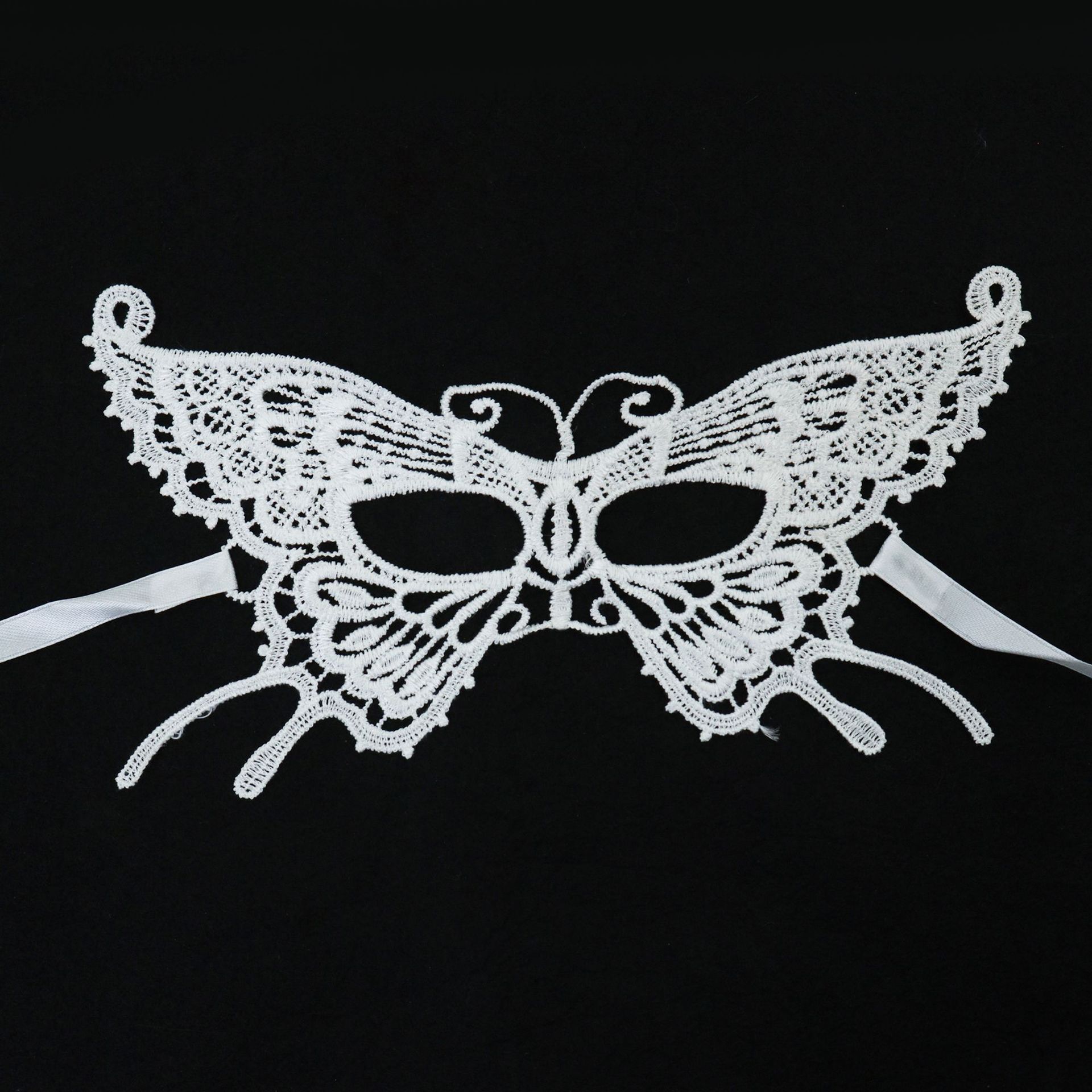 Carnaval máscara de encaje de venta transfronteriza máscara de maquillaje de fiesta de baile máscara de encaje amorfa máscara TK