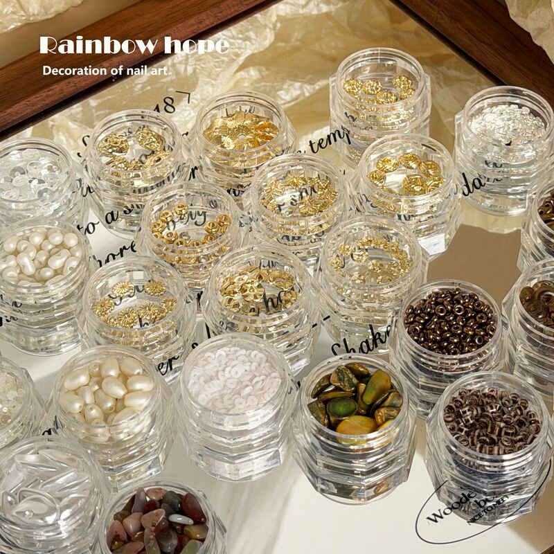Light Luxury Old Money Style Niche Personalized Nail Art Materials, Nail Accessories, Wearable Nails, Mixed Material Nail Decorations Light Luxury Old Money Style Niche Personalized Nail Art Materials, Nail Accessories, Wearable Nails, Mixed Material Nail Decorations