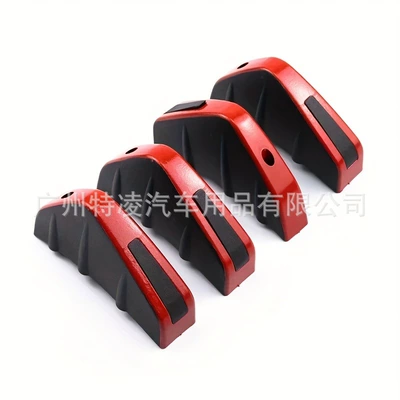 Spoiler Rear Bumper Diffuser Spoiler Rear - black-and-red