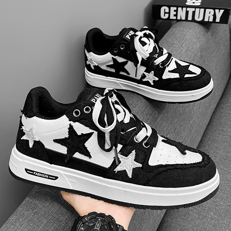 2025 Мужская летняя обувь, осенние оригинальные универсальные кроссовки, молодежная корейская модная повседневная спортивная обувь в стиле звезд.