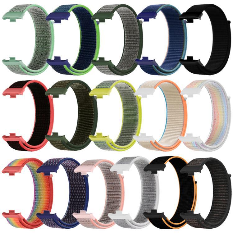 xDfind Nylon Backloop Velcro Bandera para pulsera Xiaomi 9 Pro / 8 Pro / Redmi Watch 6 / 5 / 4