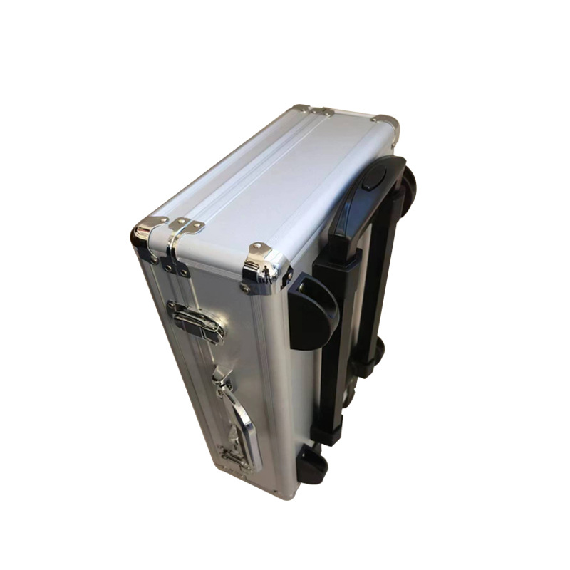 拉杆式铝合金工具箱家电安装杂物仪器设备行李箱带隔板层铝箱可定