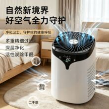 外贸负离子空气净化器宠物吸毛家用吸烟桌面台式除甲醛空气净化器