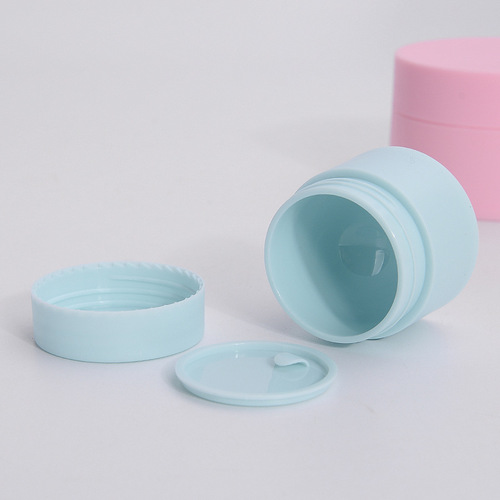 Factory 5G 15G Double Layer Frosted Cream Box Cream Bottle 20G 30G PP Plastic Face Cream Makeup Refill Bottle