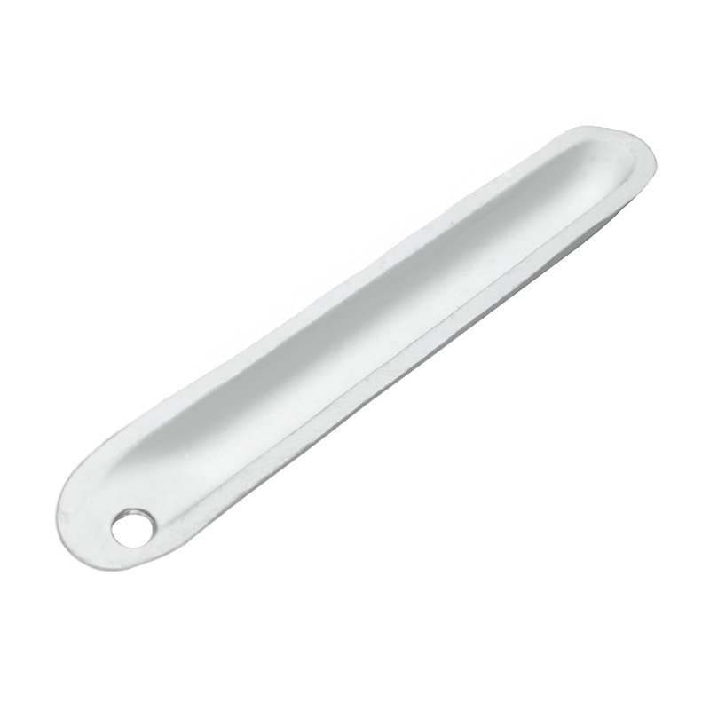 长方舟 耐高温瓷方舟陶瓷灰份皿瓷灰皿化学瓷实验室燃烧舟88mm