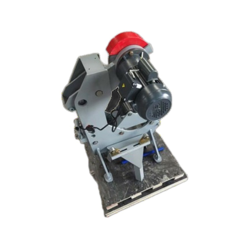 máquina de corte de tubería de acero inoxidable pequeña máquina de corte hidráulico portátil máquina de corte de tubería de acero vertical de construcción