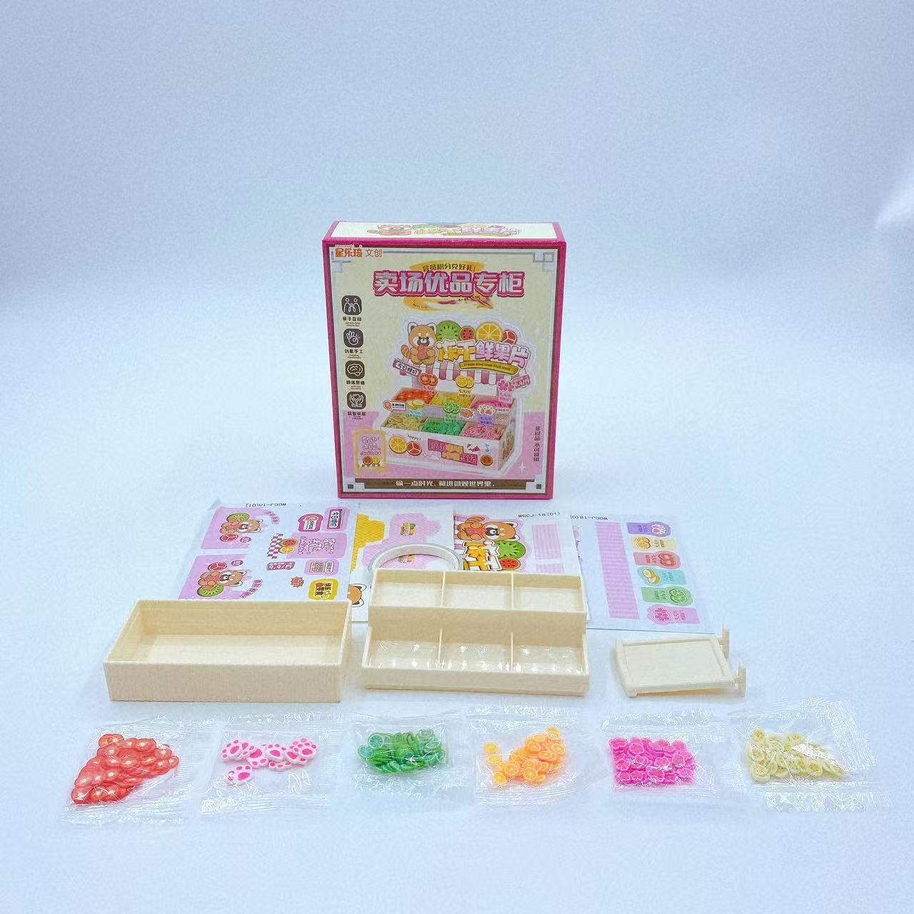 Nuevos juguetes de escena creativos DIY materiales de escena hechos a mano modelo de miniatura lote de regalo image 4