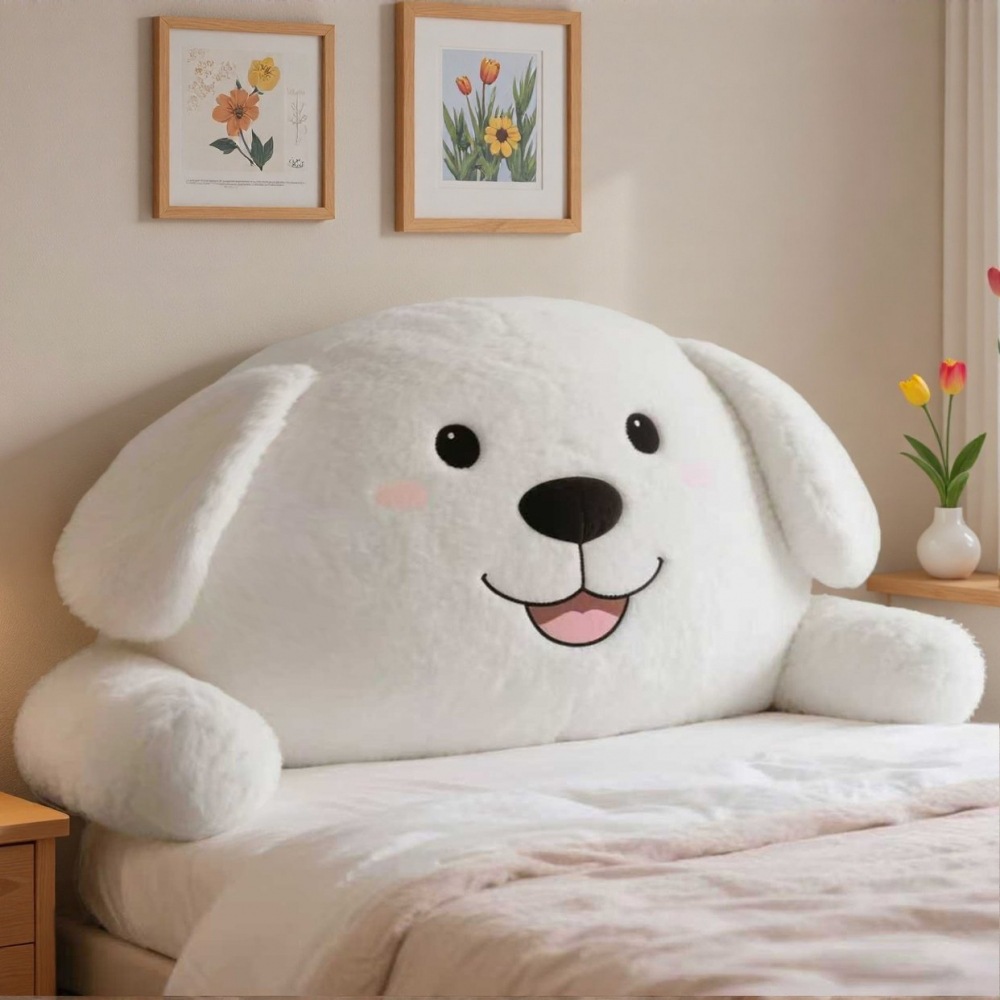 Children's Bedside Cushion Soft Bag Large Back Pillow Bedroom Princess Style Bed Anti-Collision Neck Protector Waist Pillow Cushion Cute