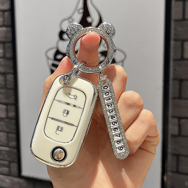 Funda de llave inteligente Mercedes-Benz aplicable plegable Mercedes-Benz Smart Elf fortwo coche forfour funda protectora