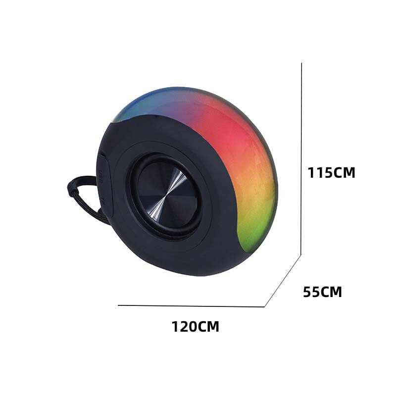 新しいクロスボーダーカタツムリ Bluetooth スピーカー雰囲気リズムライトオーディオサブウーファー屋外防水ポータブル Bluetooth スピーカー|undefined