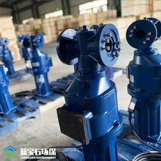 卧式推流型搅拌机推进器 QJB齿轮减速机水平螺旋桨泵潜水推流器