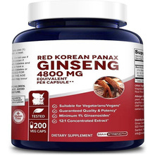 跨境热销韩国红参胶囊Ginseng Herbal Supplements capsules外贸