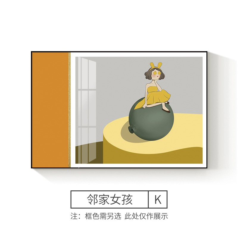 Caja de medidor eléctrico pintura decorativa moderna minimalista caja de puerta eléctrica que cubre la luz caja de distribución de lujo colgando pintura restaurante flip que cubre mural