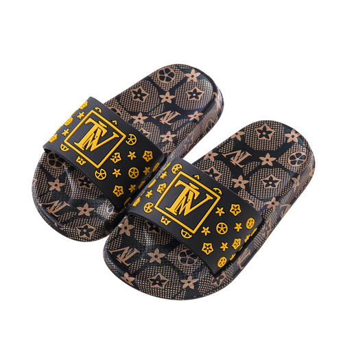 Girls' slippers summer cute little princess non-slip soft bottom children's fashionable outer wear parent-child children's slippers