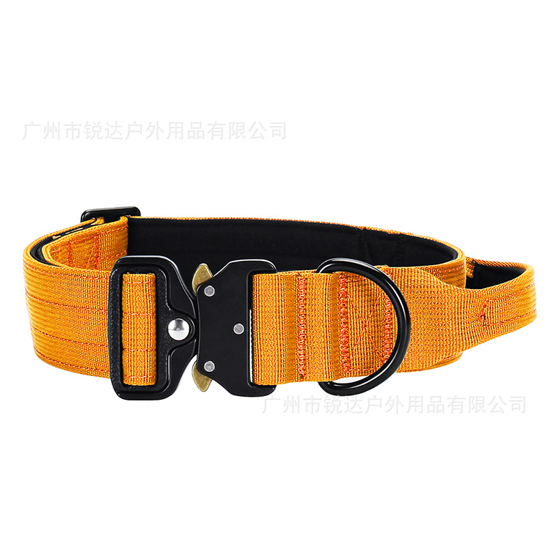 C5 nuevo collar de perros a prueba de explosiones collar de mango para perros grandes y medianos resistentes a la tensión contra el desprendimiento de cobra anillo de perros