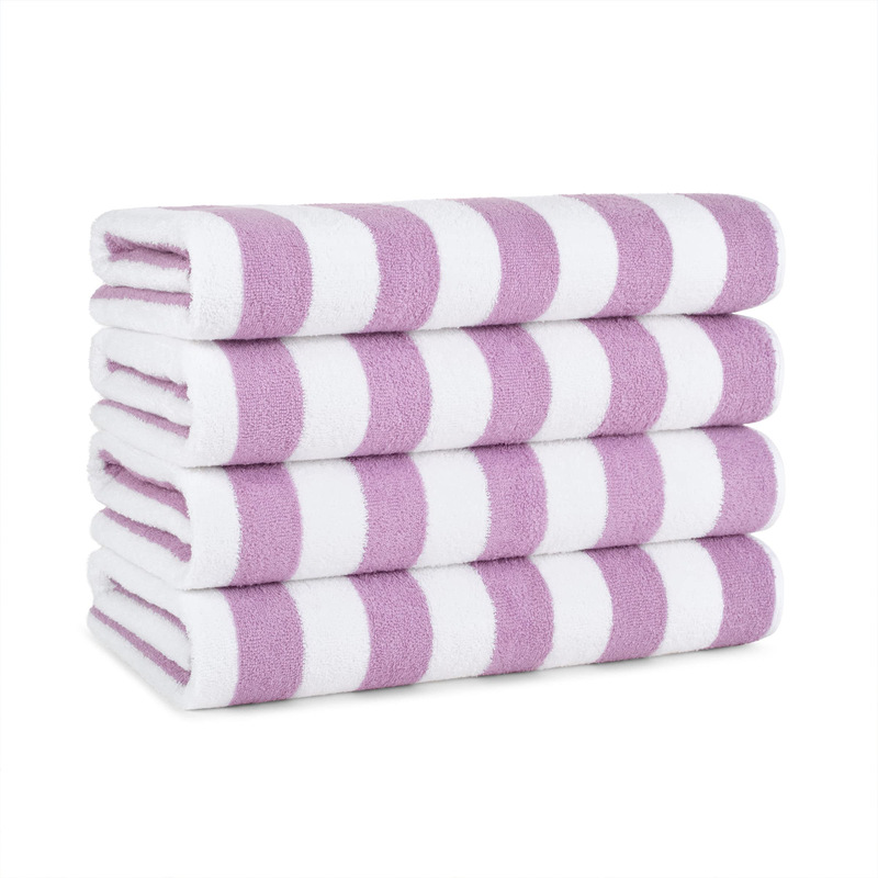New striped double-sided thin velvet beach towel summer beach swimming large bath towel color stripe towel factory straight hair