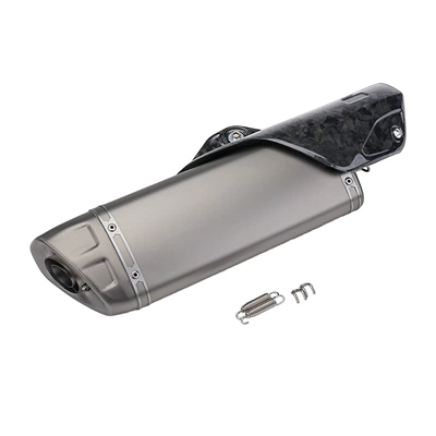 Motorcycle exhaust pipe – tail section, 51/60mm universal fit