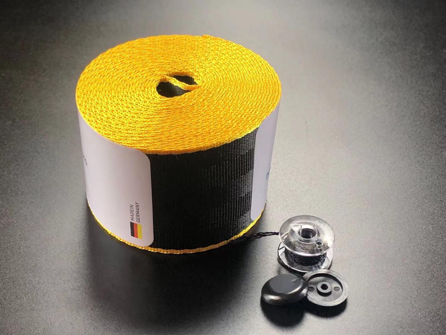 Safety line GB black yellow edge